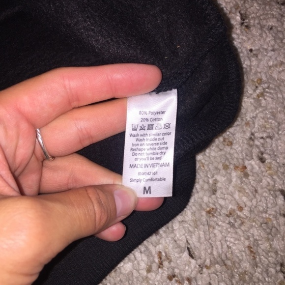 NWT Lularoe black vintage logo crewneck sweatshirt! Pink writing - Picture 5 of 6